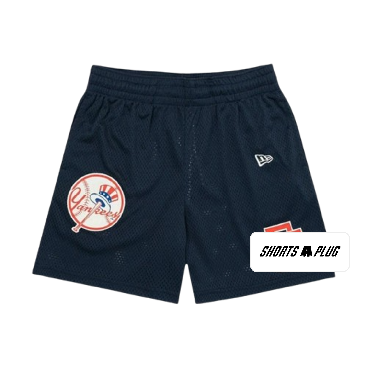Midnight Yankees mesh shorts - front product view