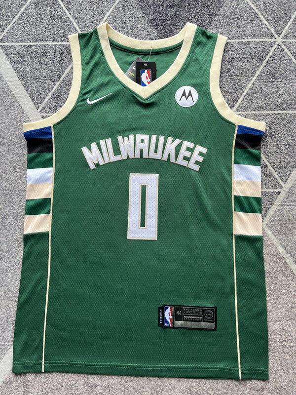 Milwaukee Green Basketball Jersey #0 front view [SPMERGE:P309:front]