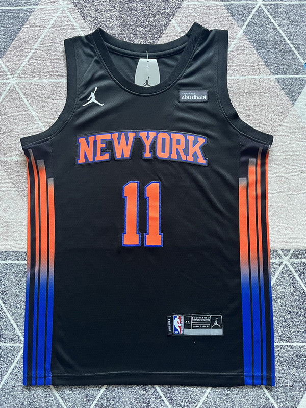 New York 2026 Black Statement Edition Basketball Jersey #11 front view [SPMERGE:P092:front]