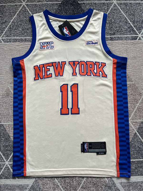 New York 2026 Off-White City Edition Basketball Jersey #11 front view [SPMERGE:P091:front]