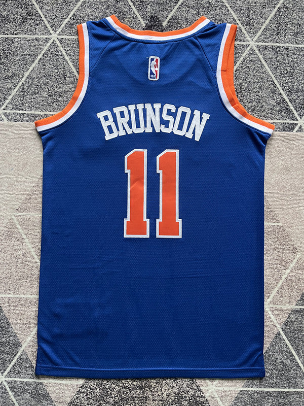 New York Blue Basketball Jersey #11 back view [SPMERGE:P187:back]