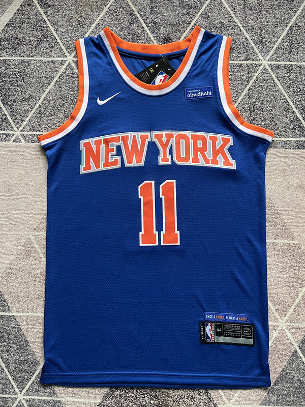 New York Blue Basketball Jersey #11 front view [SPMERGE:P187:front]