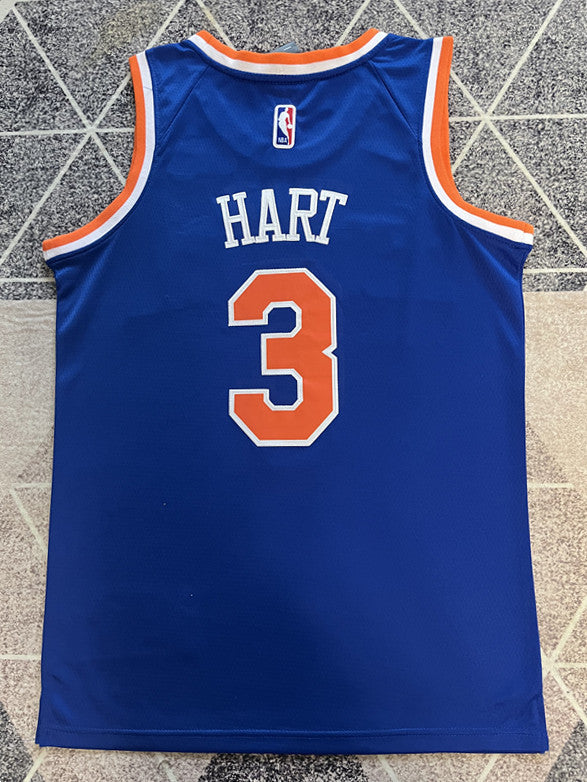 New York Blue Basketball Jersey #3 back view [SPMERGE:P191:back]
