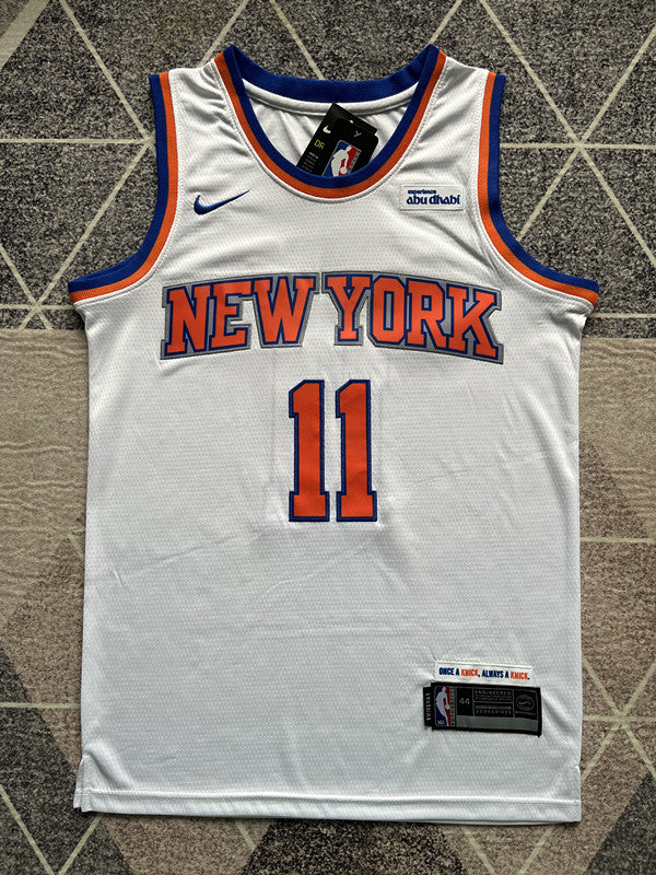 New York White Basketball Jersey #11 front view [SPMERGE:P186:front]