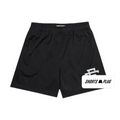 Onyx Black mesh shorts - front product view