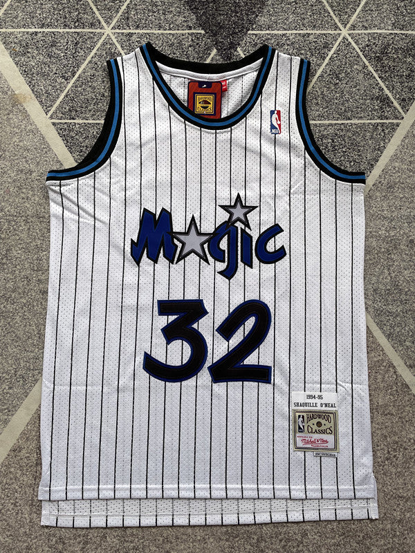 Orlando White Retro Basketball Jersey #32 front view [SPMERGE:P333:front]