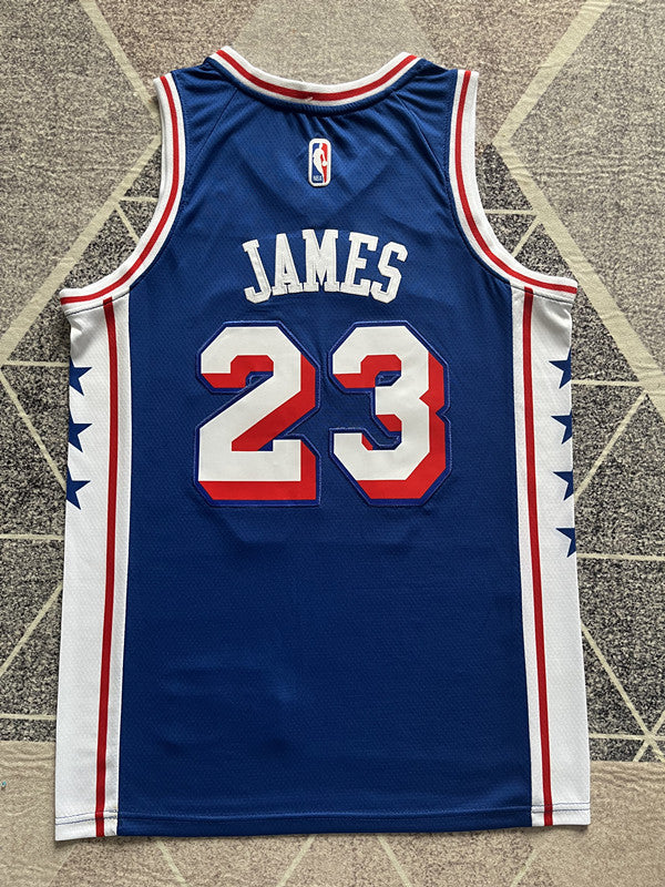 Philadelphia Blue Basketball Jersey #23 back view [SPMERGE:P108:back]