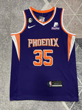 Purple Phoenix Suns basketball jersey, full front view