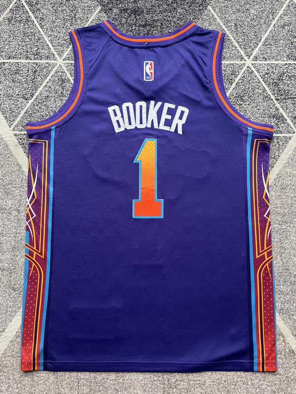Phoenix 2024 Purple City Edition Basketball Jersey #1 back view [SPMERGE:P051:back]