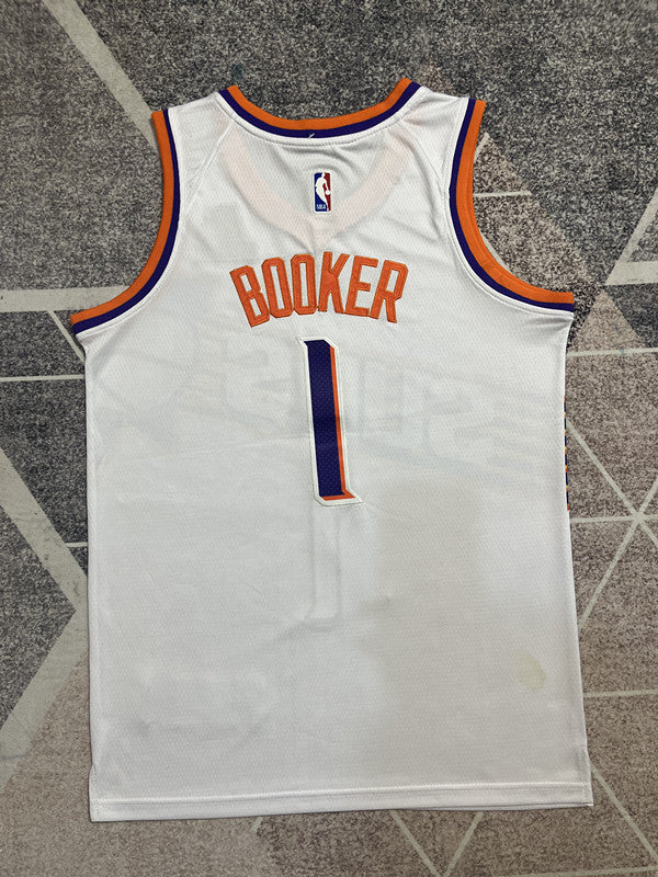 Phoenix 2024 White Basketball Jersey #1 back view [SPMERGE:P049:back]