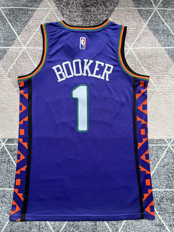 Phoenix 2025 Purple City Edition Basketball Jersey #1 back view [SPMERGE:P076:back]