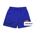 Royal Blue mesh shorts - front product view