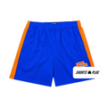 Royal Orange Side Stripe mesh shorts - front product view