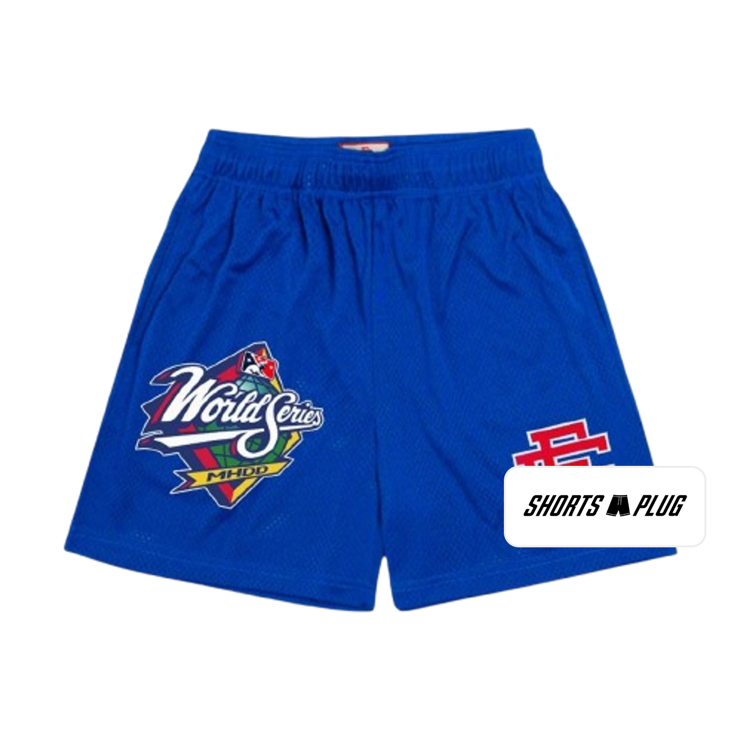 Royal World Series mesh shorts - front product view