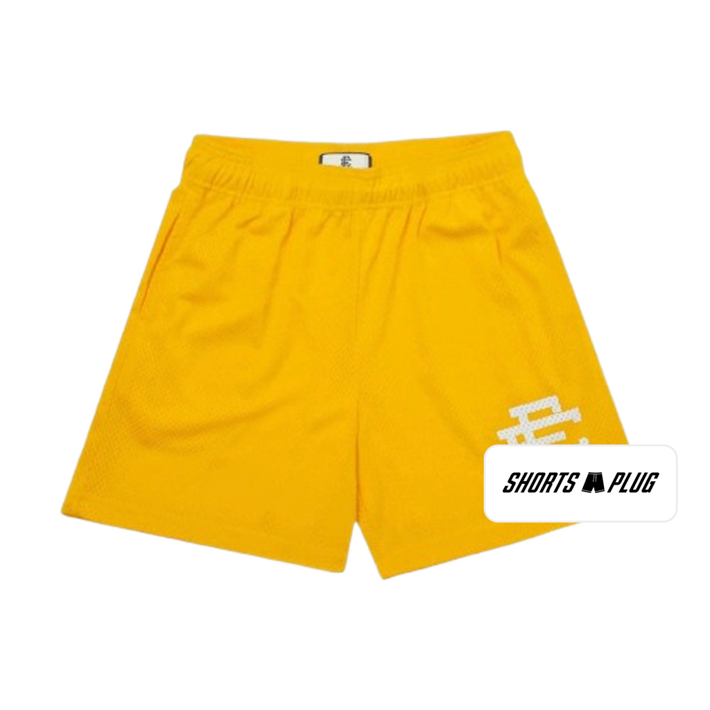 Sun Gold mesh shorts - front product view