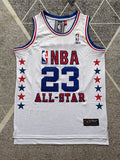 White Washington Wizards basketball jersey, full front view
